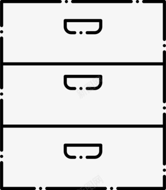 复古家具图标橱柜抽屉家具图标图标