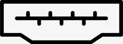 HDMI接口接口hdmi图像图标高清图片