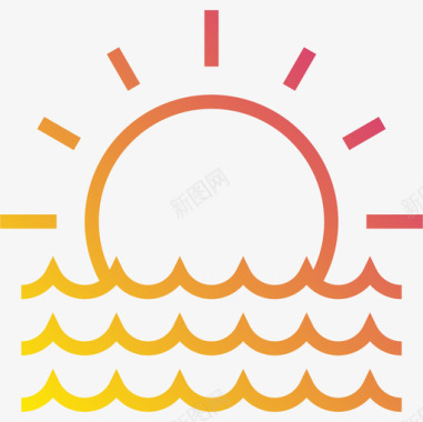 情侣看日落日落145号天气坡度图标图标