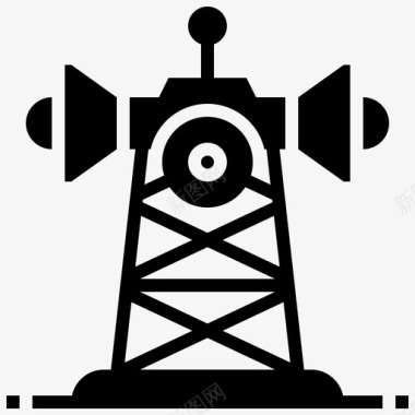 电信天翼图标通信塔技术电信图标图标