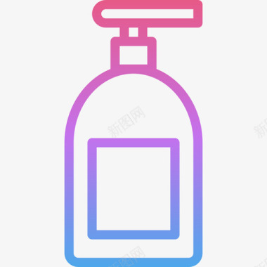 肥皂美容化妆品5渐变色图标图标