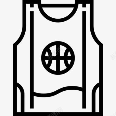 校服篮球11直线型图标图标