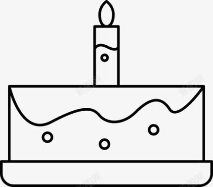 cake蛋糕蛋糕生日蛋糕食物图标图标