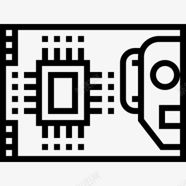 工程机器Pcb机器人工程5线性图标图标