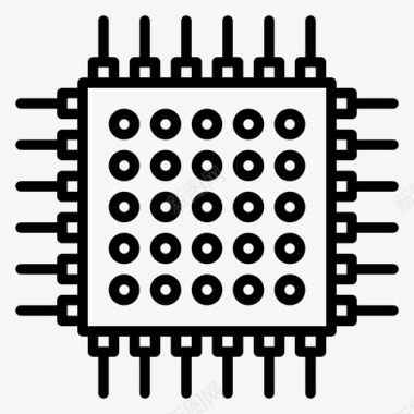 网络E图标芯片数据网络图标图标