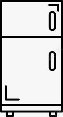 冰箱冰箱家具机器图标图标