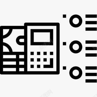 会员管理分销分销业务234直线图标图标