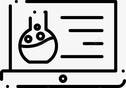 研究室笔记本电脑实验室研究室图标图标