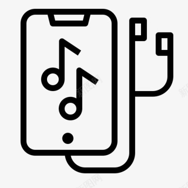 手机瓜瓜播放器应用音乐应用程序音频mp3播放器图标图标