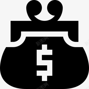 钱包零售价25装满图标图标