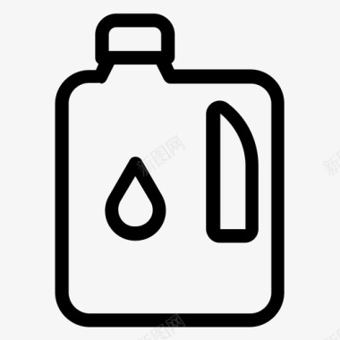 化学加仑桶化学罐图标图标