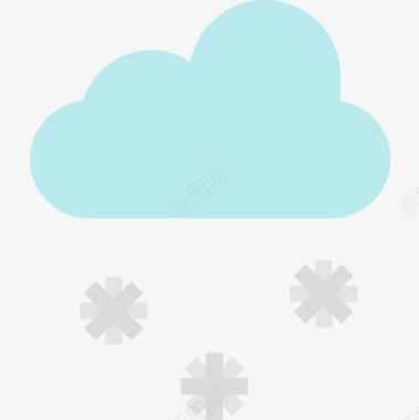 下雪149号天气平坦图标图标