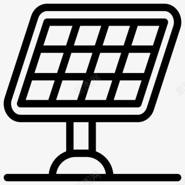 太阳能板太阳能板太阳能电池太阳能图标图标