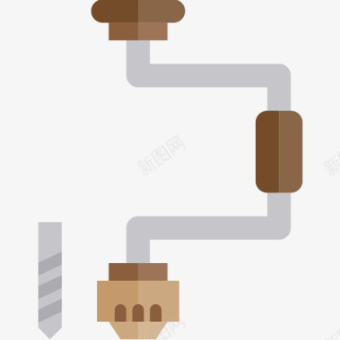 木工艺钻头木工16平头图标图标