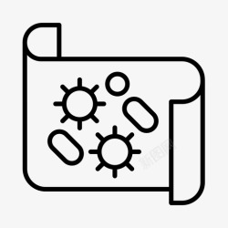 细菌学细菌学实验室微生物学图标高清图片