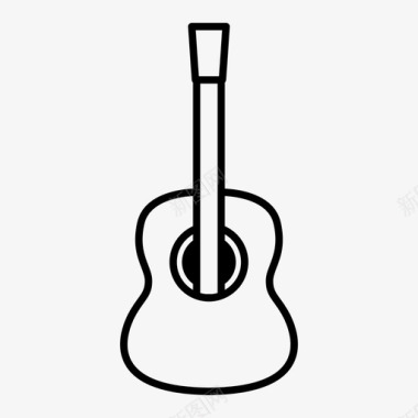 原声吉他艺术乐器图标图标
