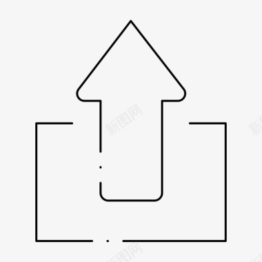 UI设计箭头箭头向上上载图标图标