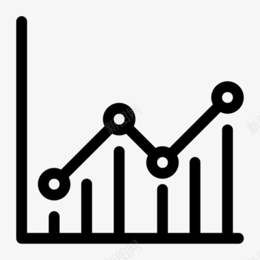 数据化分析免抠分析商业图表图标图标