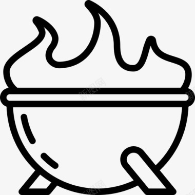 烧烤直烤图标图标