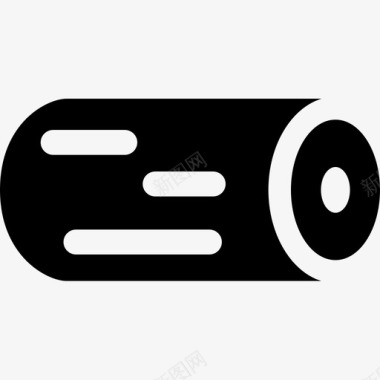 原木野营115填充图标图标