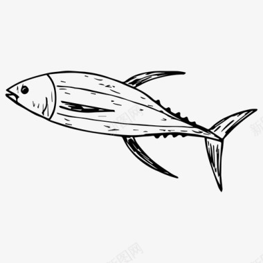 鱼鳕鱼海洋图标图标