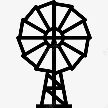 风车农场22线性图标图标