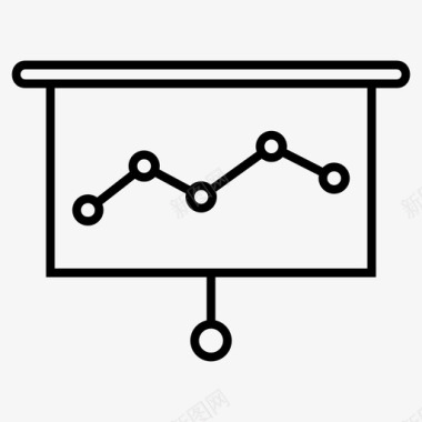线上培训演示董事会图表图标图标