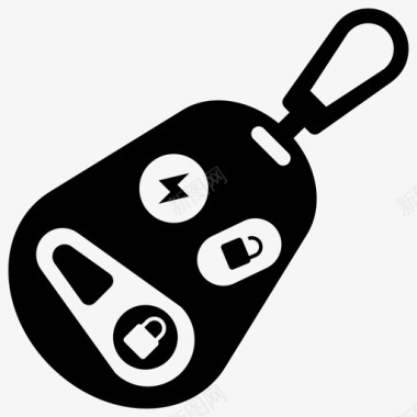 遥控器追踪器遥控器汽车钥匙汽车遥控器图标图标