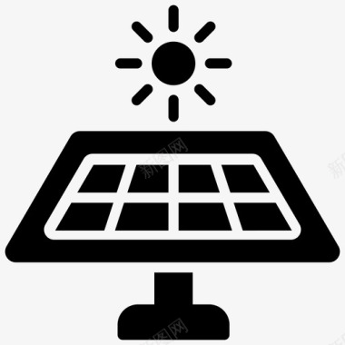 爆破装置太阳能板太阳能太阳能装置图标图标