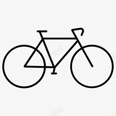 自行车运动两轮车图标图标