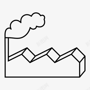 工厂电压表工厂商业工业图标图标