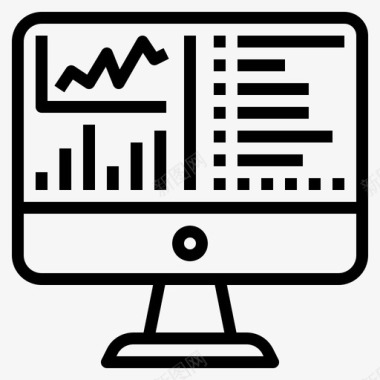 电脑标志电脑显示器屏幕图标图标