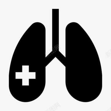 肺香烟疾病图标图标