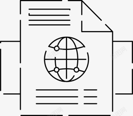 互联网wifi网页浏览器文档图标图标