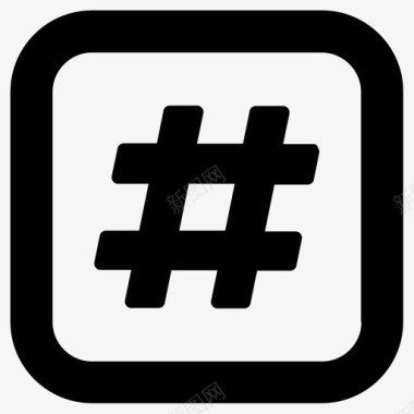 主题hashtagdiscoverhashtag图标图标