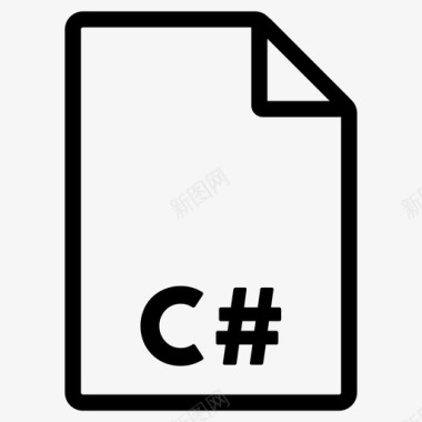 c格式扩展名文件图标图标