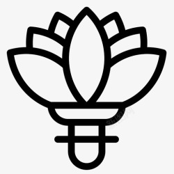 东海岸花植物玫瑰图标高清图片