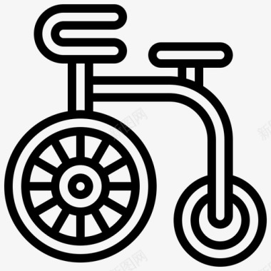 杂技自行车自行车极限图标图标