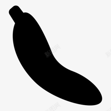 香蕉水果健康饮食图标图标