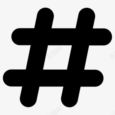 主题hashtag社交主题图标图标