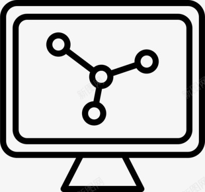 科学竞赛监视器生物计算机图标图标