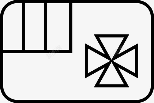 渐变圆形图瓦利斯和富图纳群岛国旗国家瓦利斯和富图纳群岛图标图标