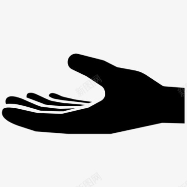 伸出援手伸出的手帮助的手张开的手图标图标