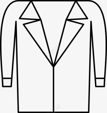 大衣衣服图标图标
