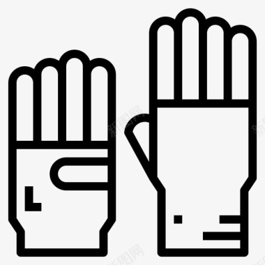 手套防护橡胶图标图标