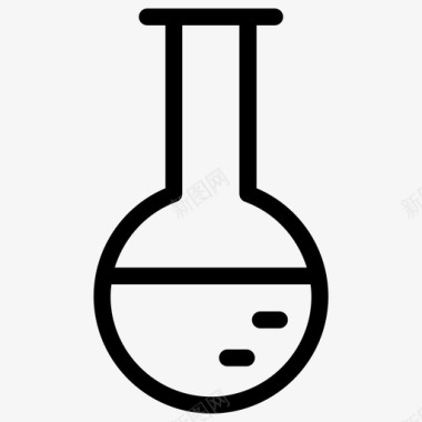 化学课堂化学烧瓶锥形瓶佛罗伦萨烧瓶图标图标