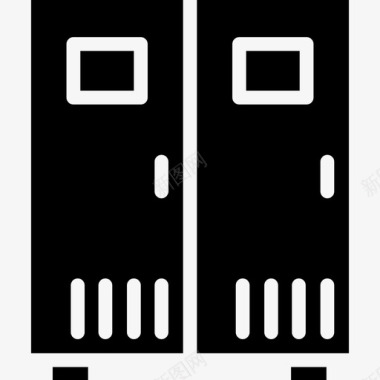 储物柜储物柜教育和学校2实心图标图标
