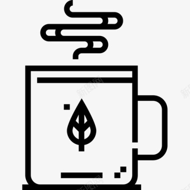 茶杯秋41直纹图标图标