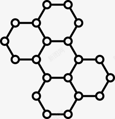 分子键医学医院分子图标图标