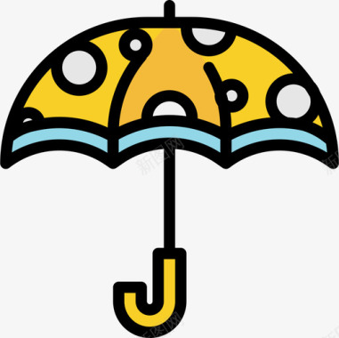 伞秋72线纹色图标图标